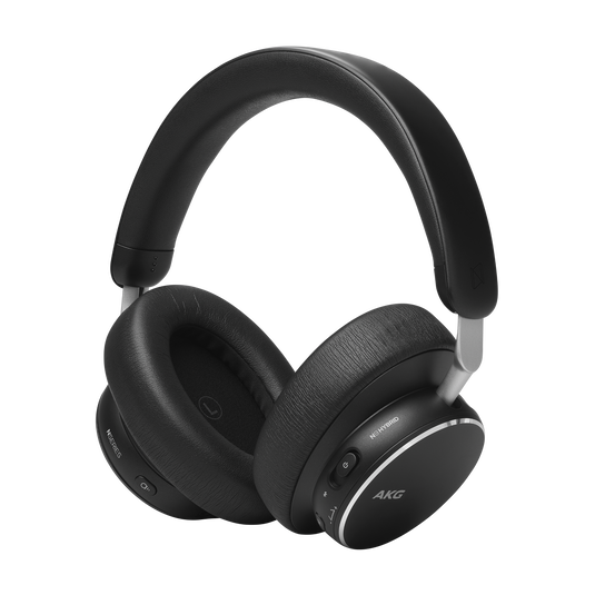 AKG N9 Hybrid - Black - Wireless over-ear noise cancelling headphones - Detailshot 2 image number null